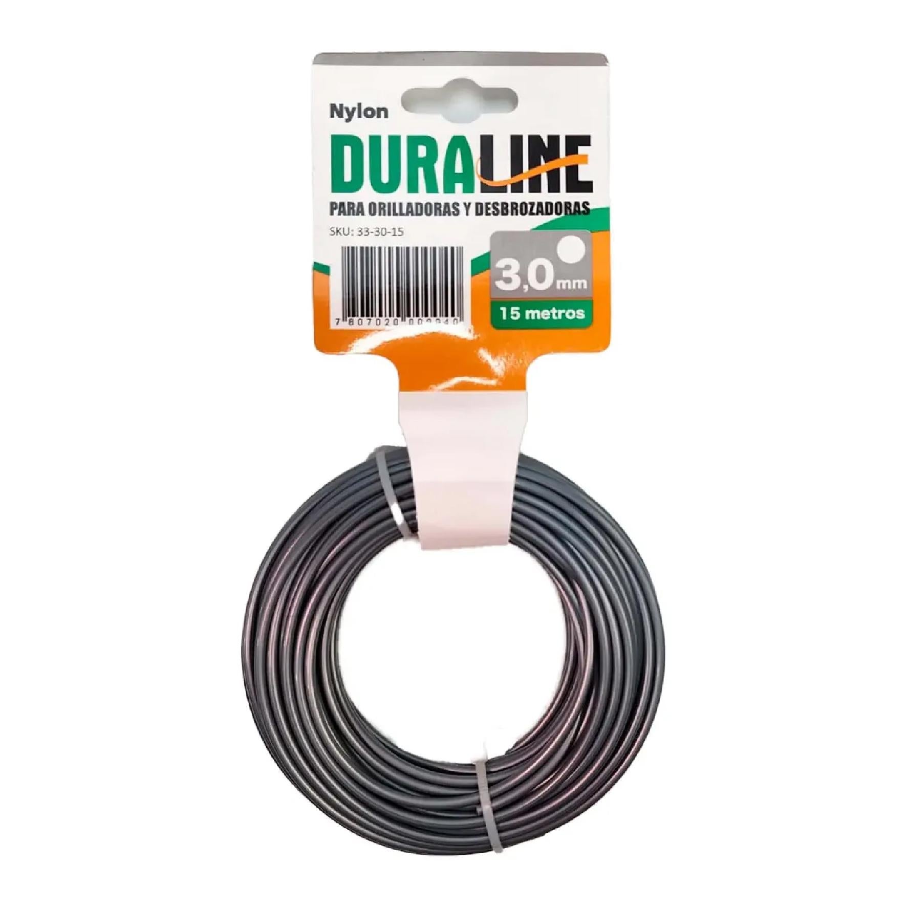 NYLON GRIS DURALINE 3.0MM 15MTS. REDONDO NYLON GRIS DURALINE 3.0MM 15MTS. REDONDO