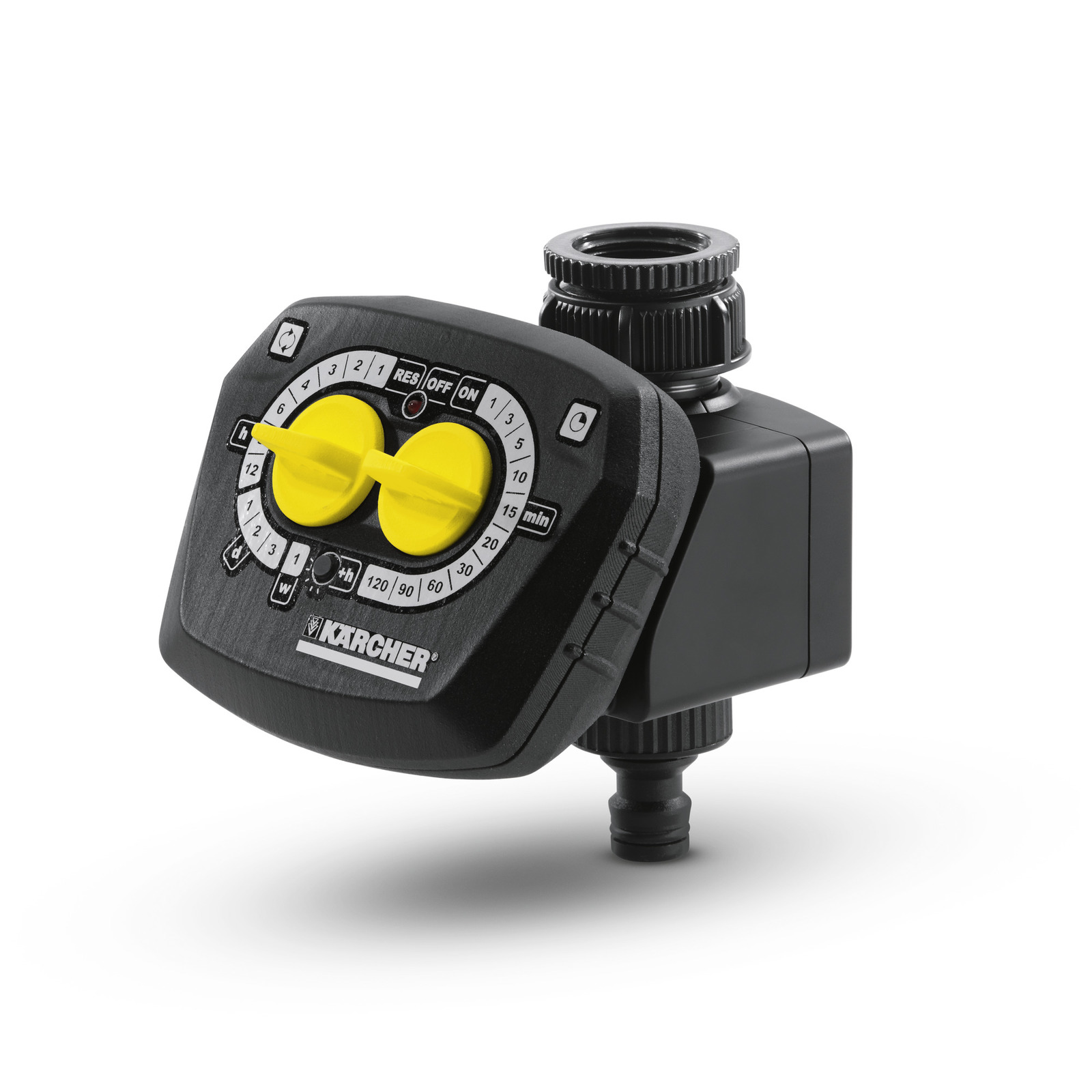 KAR280100T_01 Temporizador Para Sistema De Riego Kärcher® Wt4 Color Negro